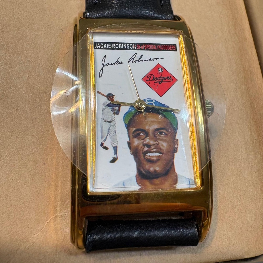 Dodgers Jackie Robinson 50th Anniversary Watch 1947-1997 Collectible